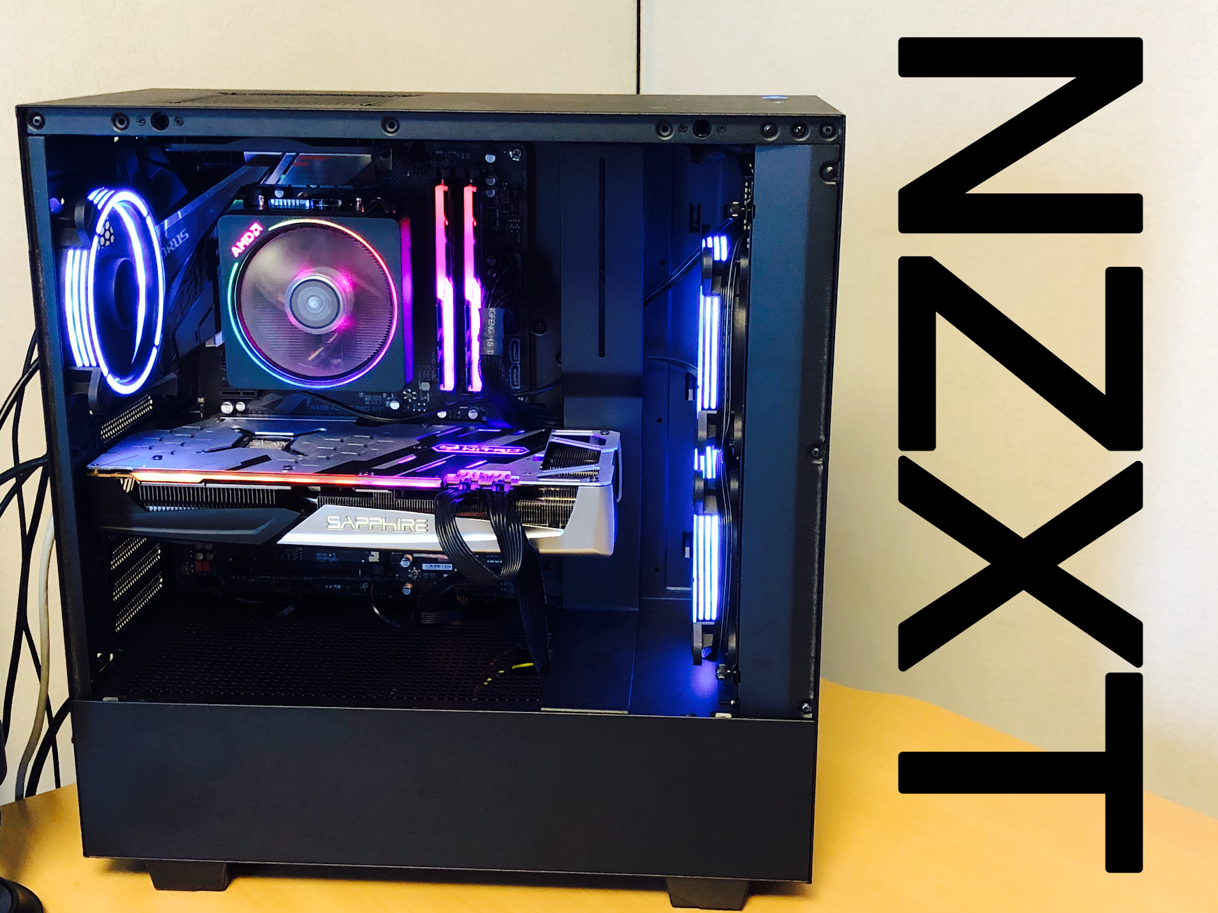 購入レビュー 初心者でも綺麗に配線できる自作pcケース Nzxt H510 を紹介します 無糖のデスク