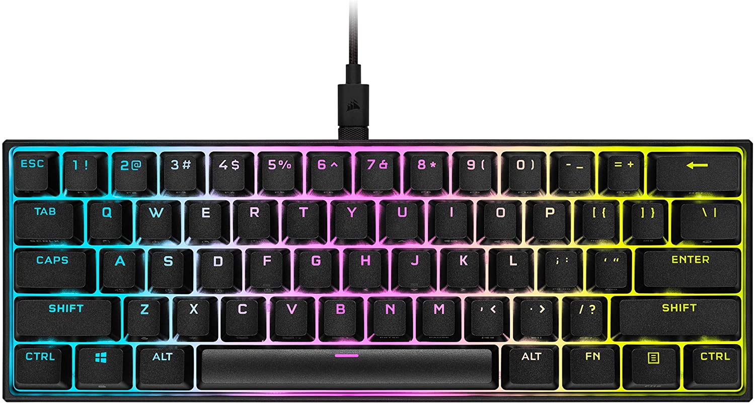 新製品 予約情報 大人気の銀軸キーボード K65 に60 サイズが登場 Corsair K65 Rgb Mini 無糖のデスク