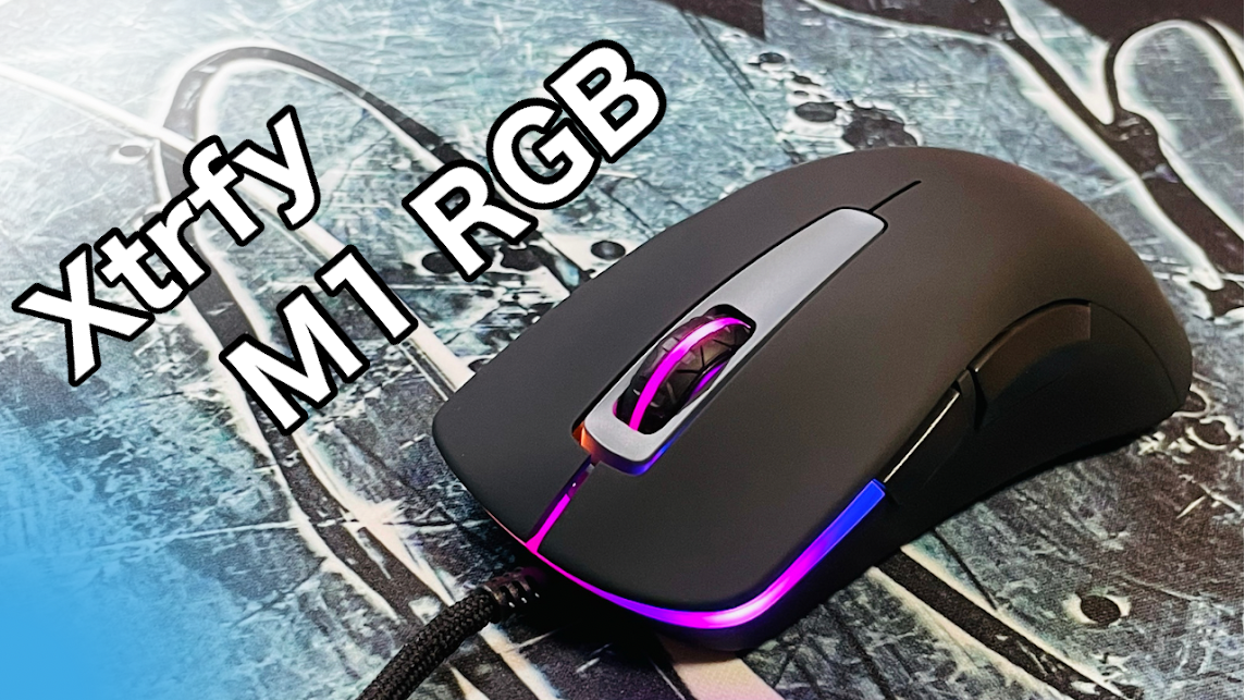 レビュー Xtrfy M1 Rgb ミドル ハイセンシにおすすめしたい最強かぶせ持ちゲーミングマウス 無糖のデスク